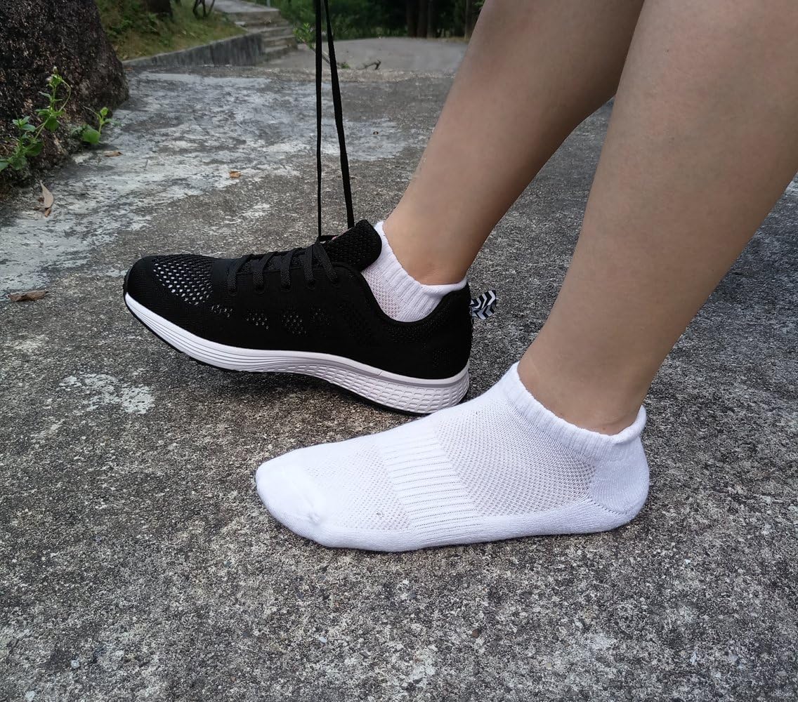 FORMEU Women's Ankle Socks - Cotton Low Cut Athletic Socks Moisture Wicking Cushion/Non Cushion 4/6/10 Pairs - Image 2