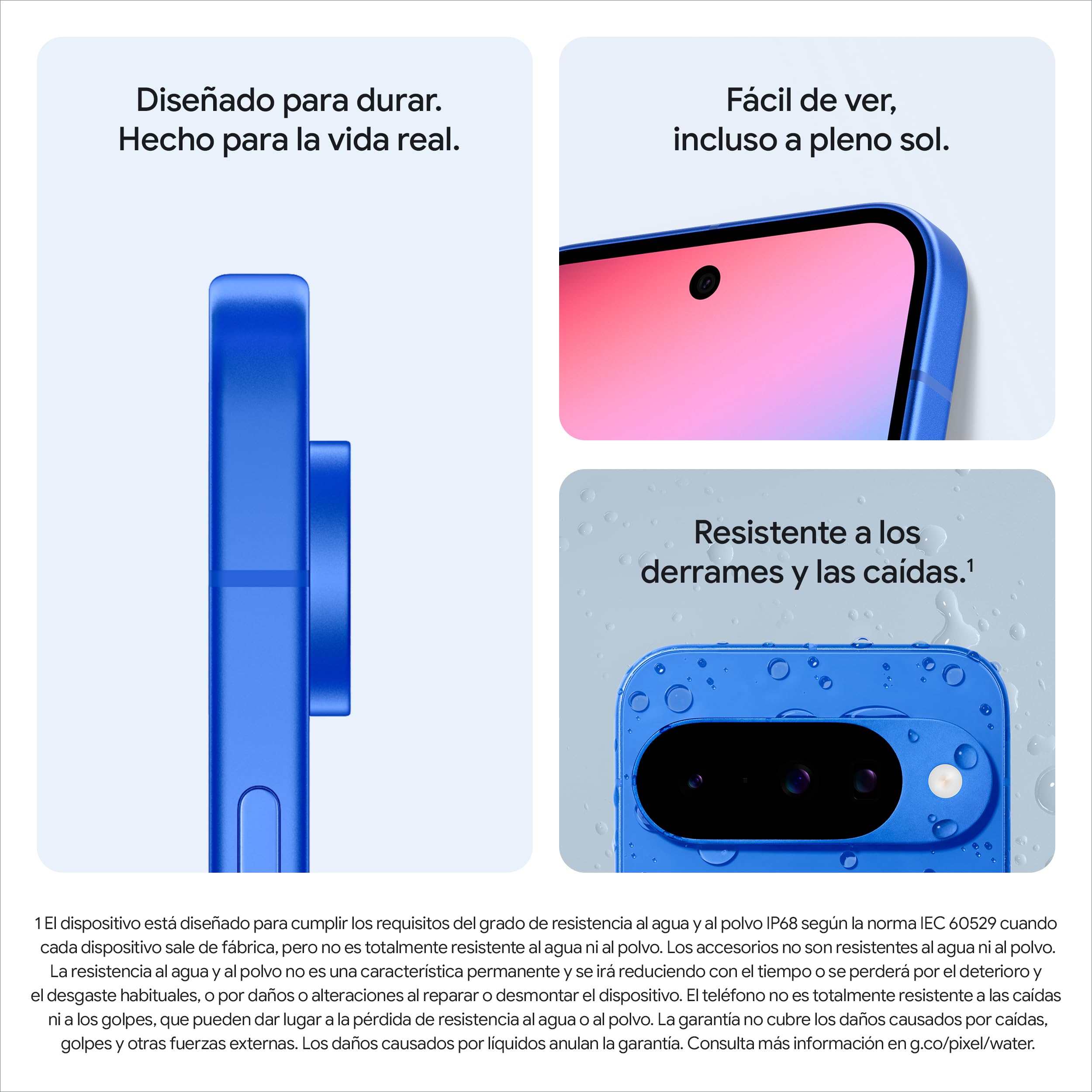 Google Pixel 10 - Smartphone Android Libre con Gemini, cámara Trasera Triple Avanzada, batería de más de 24 Horas y Pantalla Actua de 6,3" - Obsidiana, 256GB