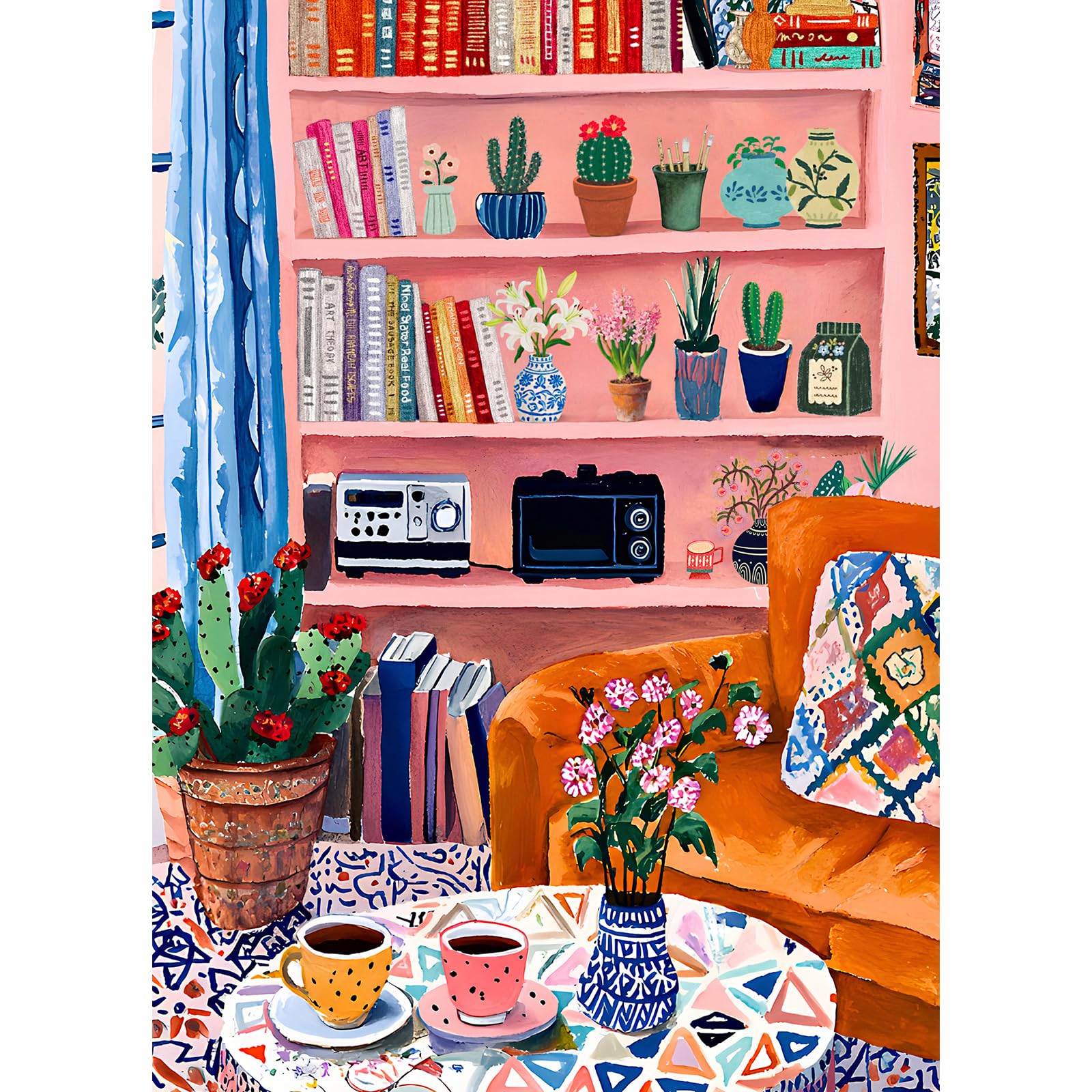 HUADADA 1000 Piece Jigsaw Puzzles for Adults-Jigsaw Puzzle 1000-Family Interactive Games Adult Puzzles Gifts,Home Life Illustrations — image 1