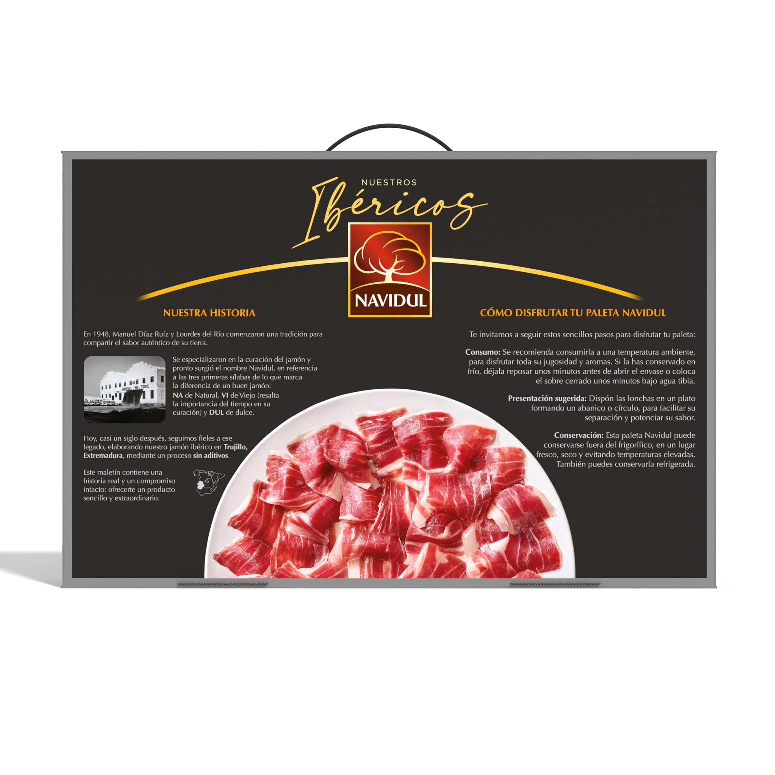 Navidul Maletín Paleta de Cebo Ibérica Freshpack 10x70g 700g