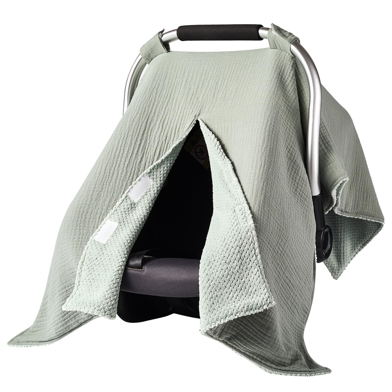Soft & Breathable Baby Bassinet Sleeve Solid Color Comfortable Seats Protector Case for Travel and Outdoor