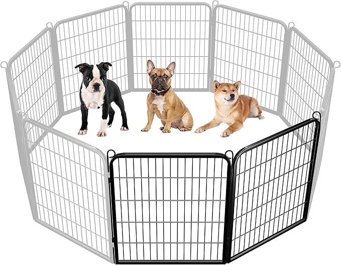Dog Pens Outside Pet Dog Playpen 24/30/36/42/48 Inch Metal