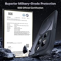 Vista 330 de TOCOL Funda magnética para iPhone 15 Pro Max, protección completa mejorada de la cámara, compatible con Magsafe, protección contra caídas, funda