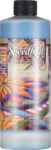 Miniatura 37 de Speedball Underglaze, Turquesa, tarro de 16 onzas