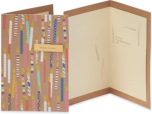 Miniatura 10 de American Greetings Tarjetas de cumpleaños premium, diseños clásicos (8 unidades)