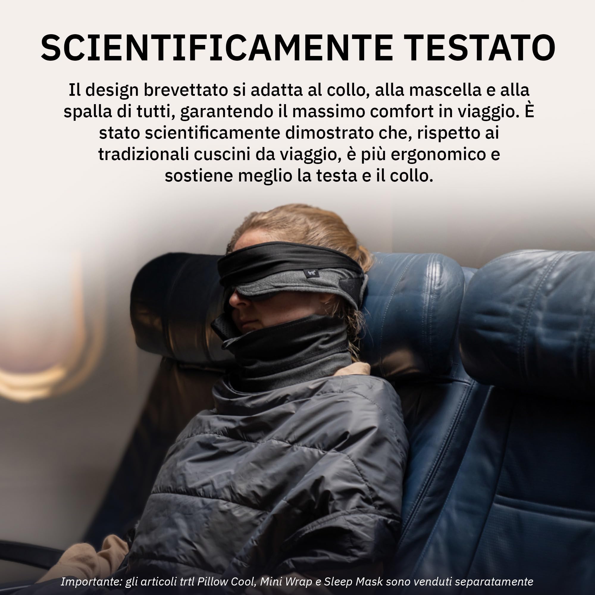 trtl Travel Pillow Rosso | Cuscino da Viaggio salvaspazio | per Viaggiare Comodamente in Aereo, Auto e Autobus | Sistema di Supporto Unico | Lavabile in Lavatrice