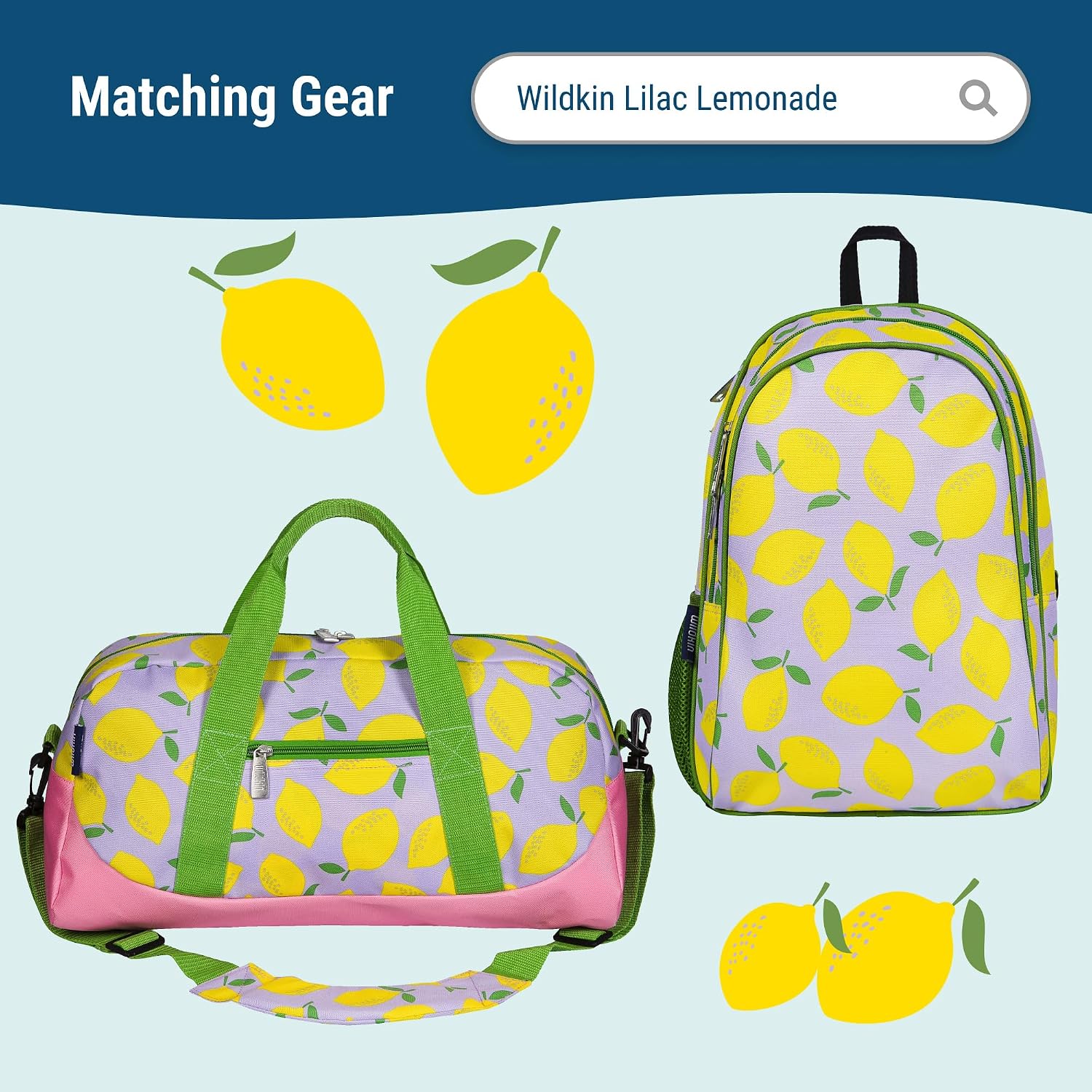 Wildkin Fanny Pack for Girls & Adults – Adjustable, Trendy, Ideal for Concerts/Festivals - Lilac Lemonade