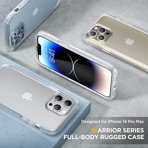 Miniatura 497 de Miracase Glass Series - Funda magnética para iPhone 15, compatible con MagSafe, de cuerpo completo, protector de pantalla de vidrio 9H integrado