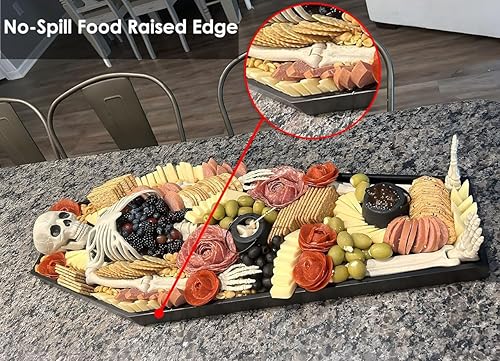 Miniatura 6 de Decoración de ataúd de cocina de Halloween  Decoración de Halloween para interiores, tablero grande de quesos para exhibición de alimentos en