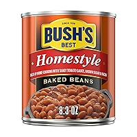 Vista 13 de Bush's Southern Pit Grillin' Frijoles enlatados para asar (paquete de 1), proteína a base de plantas, buena fuente de fibra, vegetariana, baja