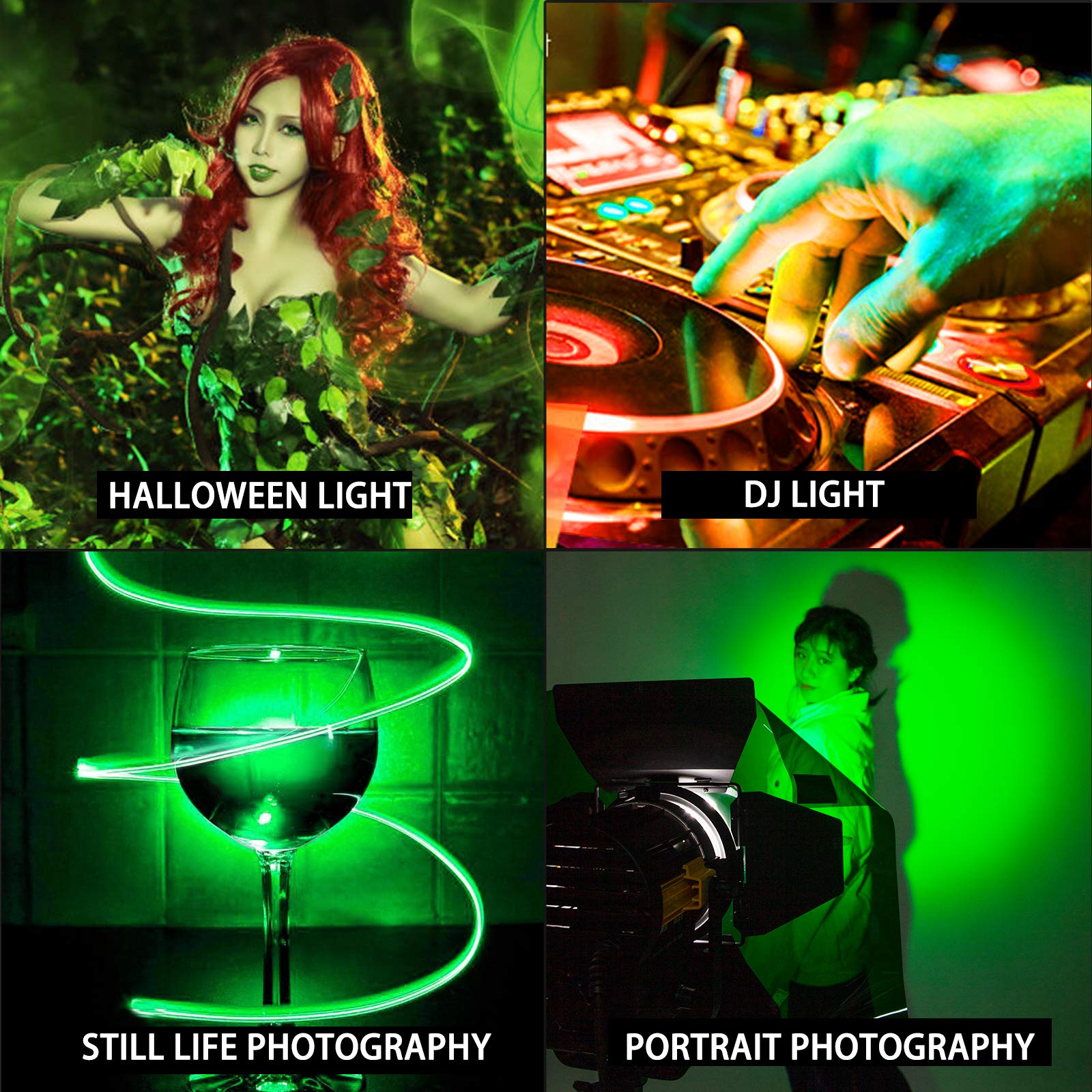 Filtre Gelatine Filtres de Correction en Gel Filtres de Couleur pour 800W Red Head Vidéo Éclairage Continu Studio Lot de 5 Couleurs CTO CTB