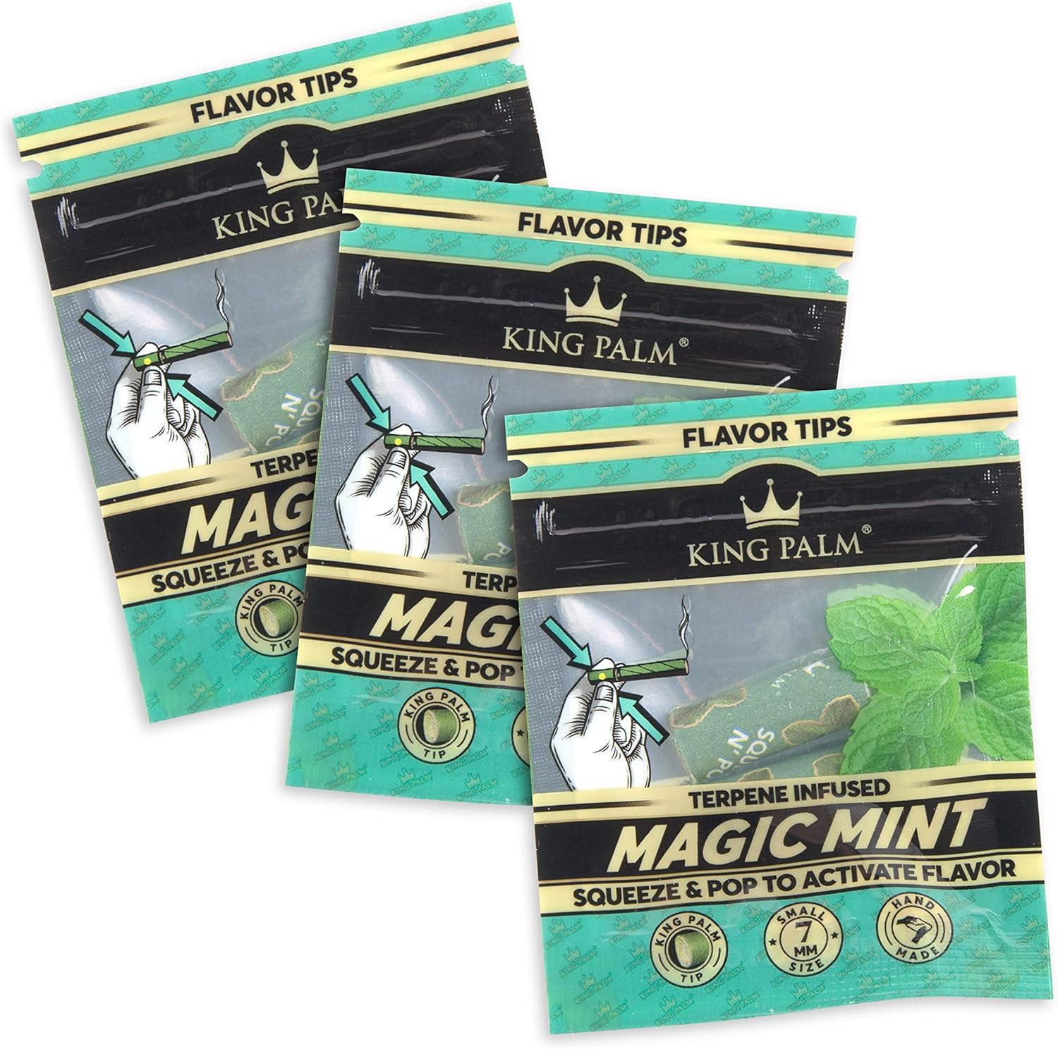 King Palm Flavors Filter Tips Magic Mint 3ct Flavored