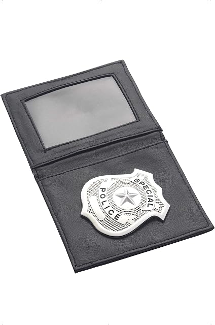 Smiffys Police Badge, Silver