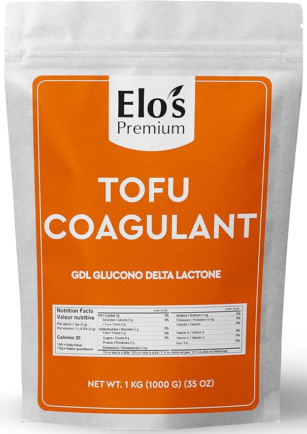 Tofu Coagulant (GDL) By Elo’s Premium (1KG), Food Grade, Gluten Free