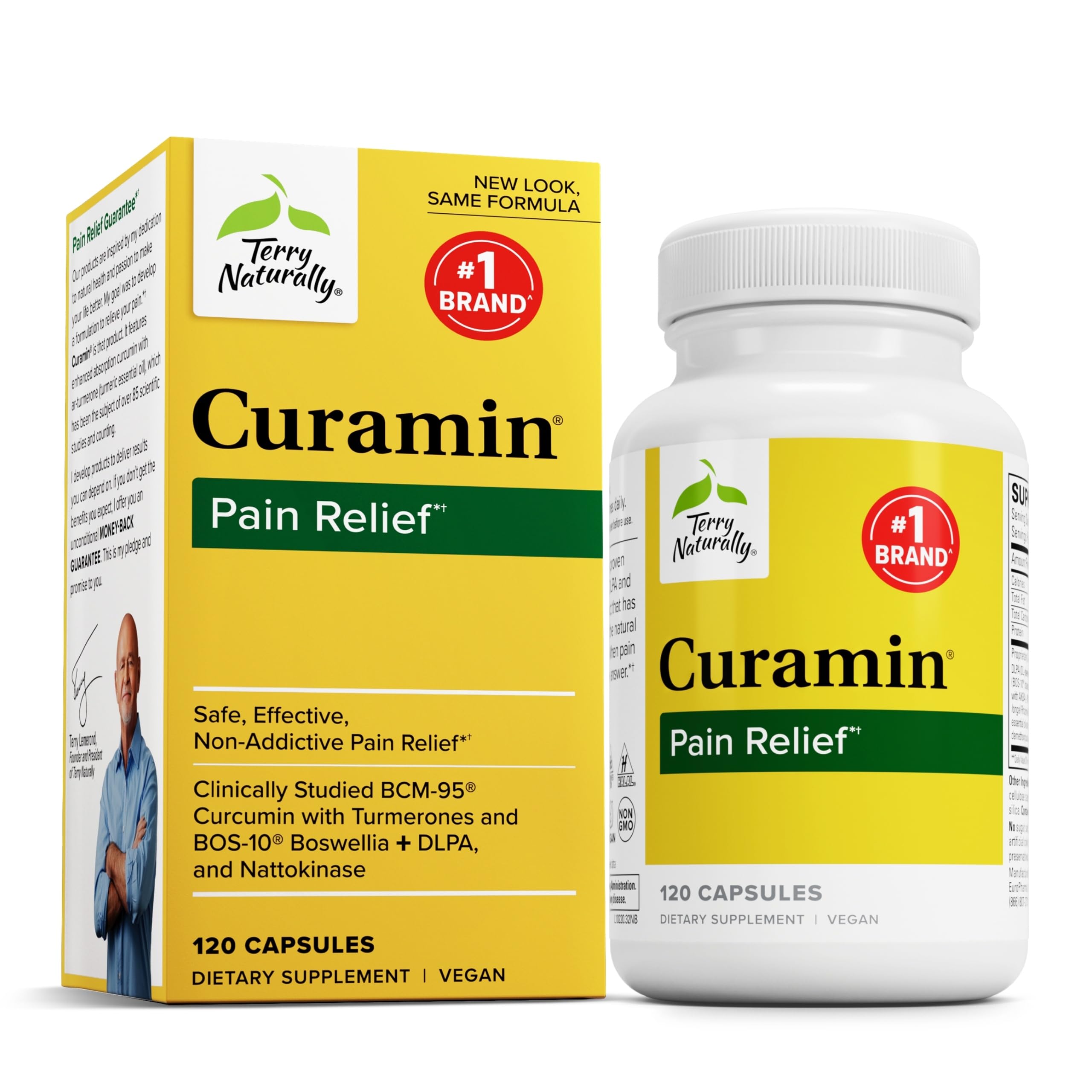 Curamin - Curcumin for Circulation & Endorphin Support - Relief for Occasional Discomfort - Aids Healthy Muscles - 120 Capsules