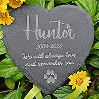 Vista 18 de Piedras conmemorativas para mascotas, regalos de pérdida personalizados, regalos de duelo de condolencias para mascotas, recuerdo, regalo