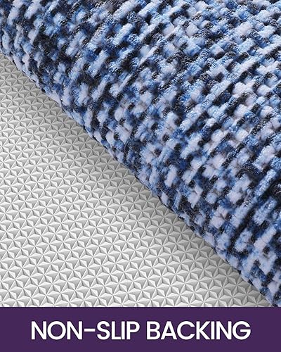 Miniatura 4 de DEXI Tapetes de baño absorbentes de 16 x 24 pulgadas, secado rápido, lavables, de felpilla con parte trasera de goma antideslizante para suelo de