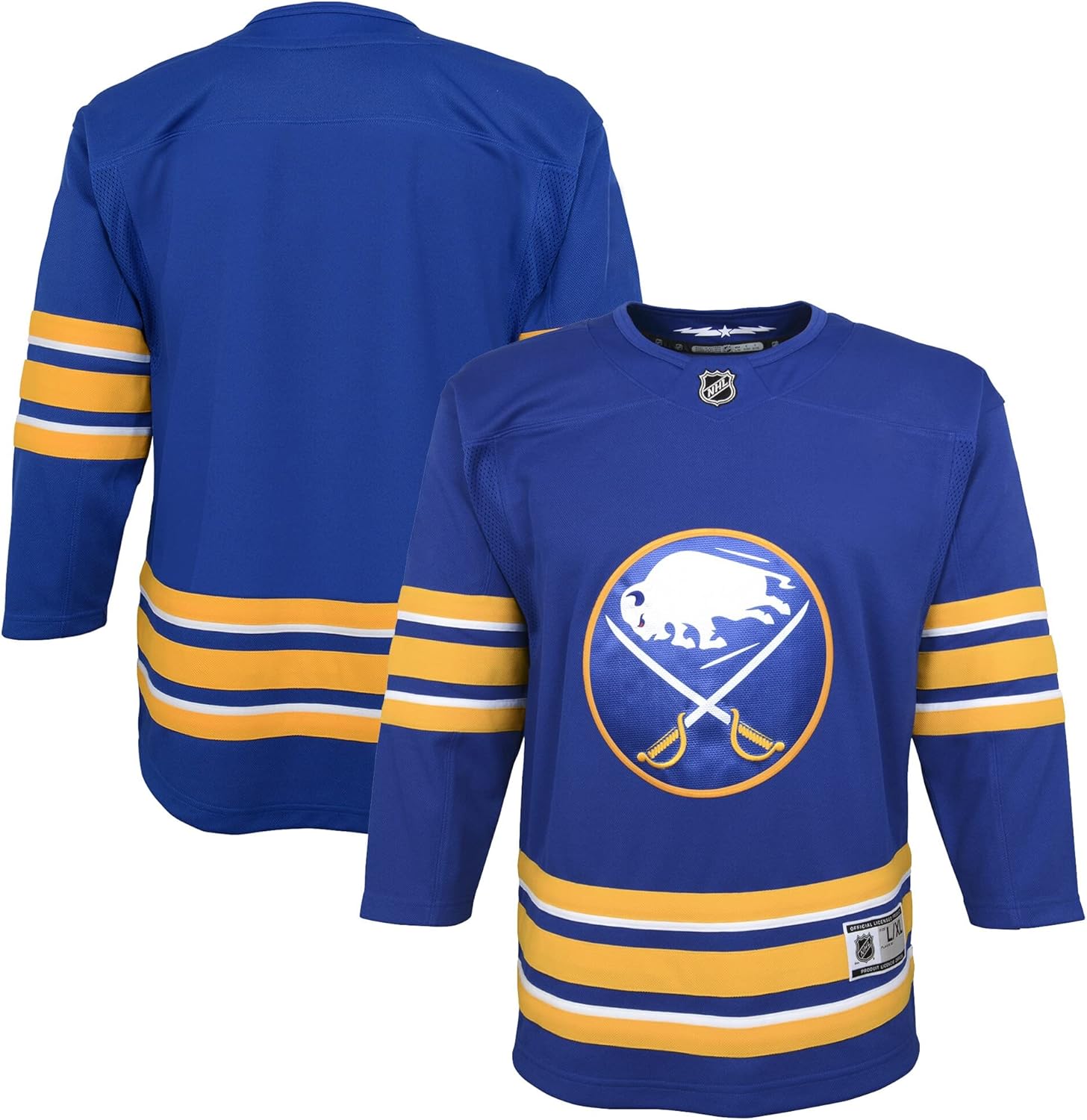 Buffalo Sabres Blue Blank Kids Youth 4-20 Home Premier Team Jersey
