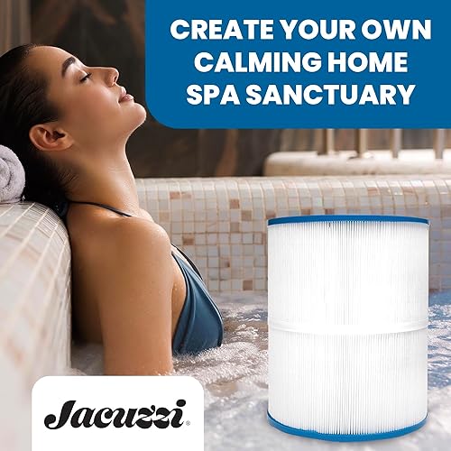 Miniatura 8 de Jacuzzi ProClassic - Cartucho plisado enjuagable de 50 pies cuadrados, filtro de spa de repuesto 6541-853J, se adapta a jacuzzis J-200 2023+, medios