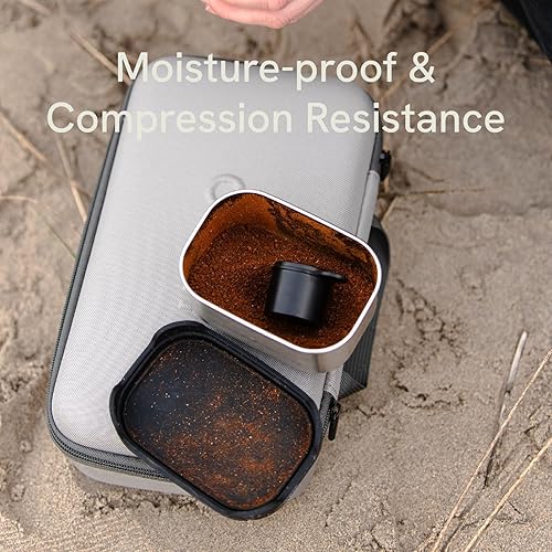 Miniatura 4 de OutIn Nano máquina portátil eléctrica para espresso con bolsa de transporte, impermeable y resistente EVA, estuche de almacenamiento para cafetera