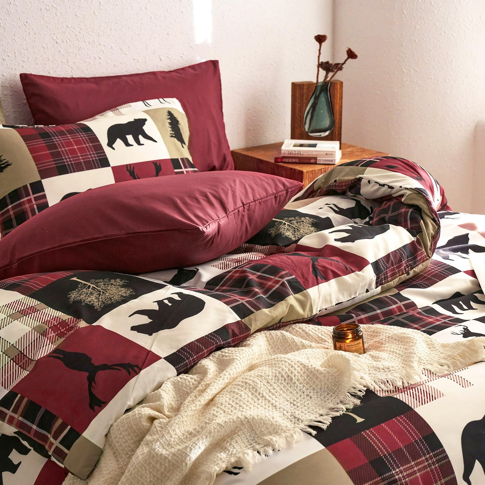 Wake In Cloud Schmusetuch 3-teilig King (Comforter 104"x90") 0553