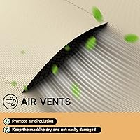 Vista 5 de LXKCKJ Air Conditioner Cover for Outside Units - 420D Heavy-Duty Waterproof Winter AC Cover, All-Weather Protection for HVAC Condenser Units, Fits