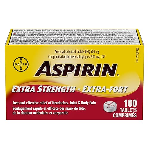 ASPIRIN Extra Strength Tablet, 500 mg