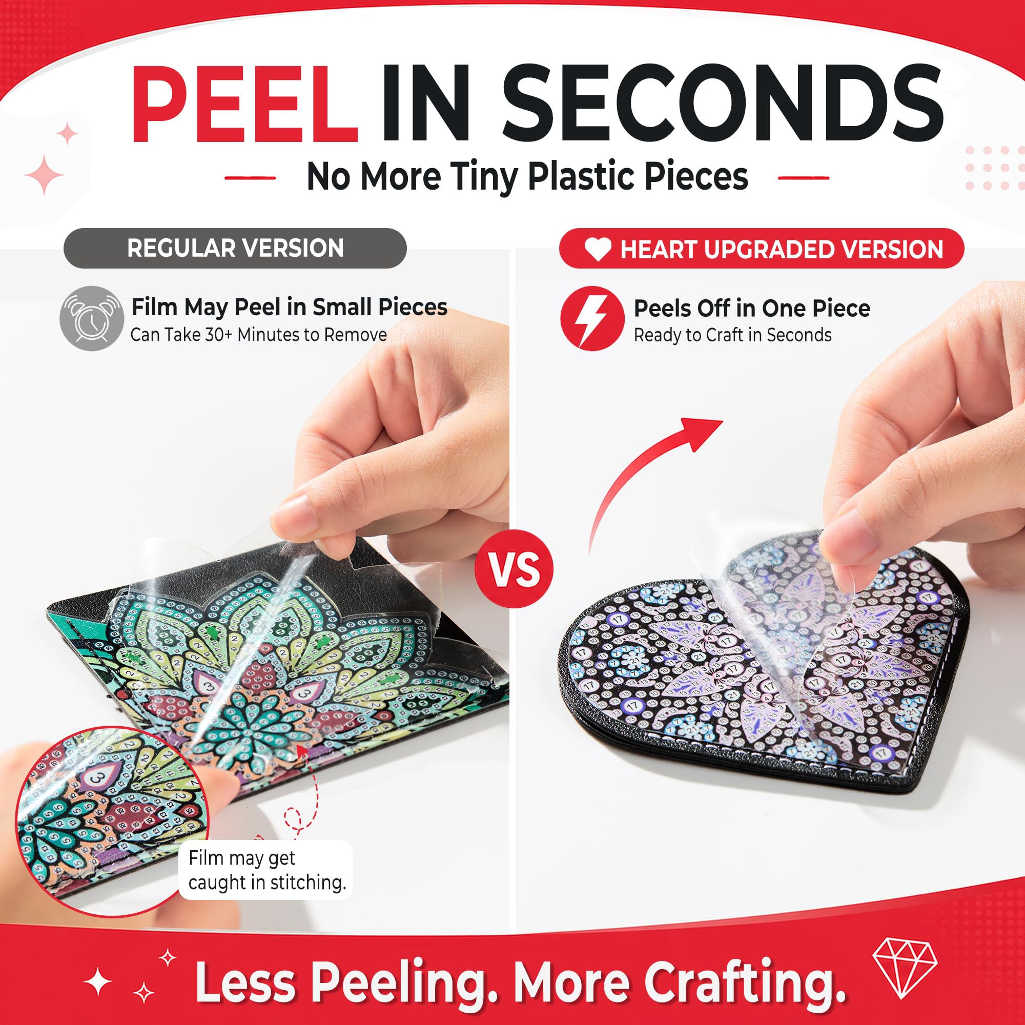 Diamond Art Bookmarks - Easy Craft Kit -3 Diamond Art Bookmarks - Easy Craft Kit -3