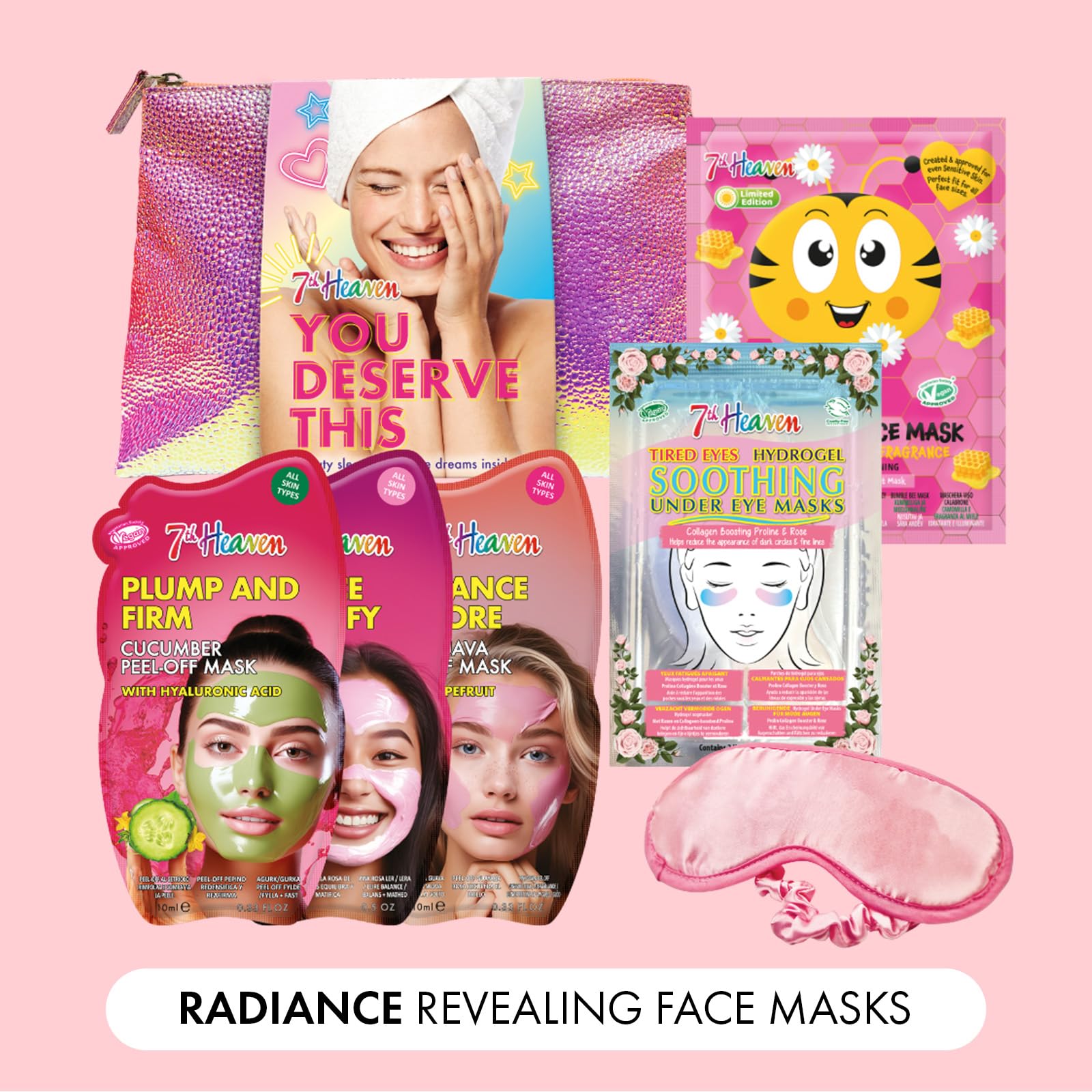 7th Heaven You Deserve This Face Masks Set (4 Face Masks - Image 2