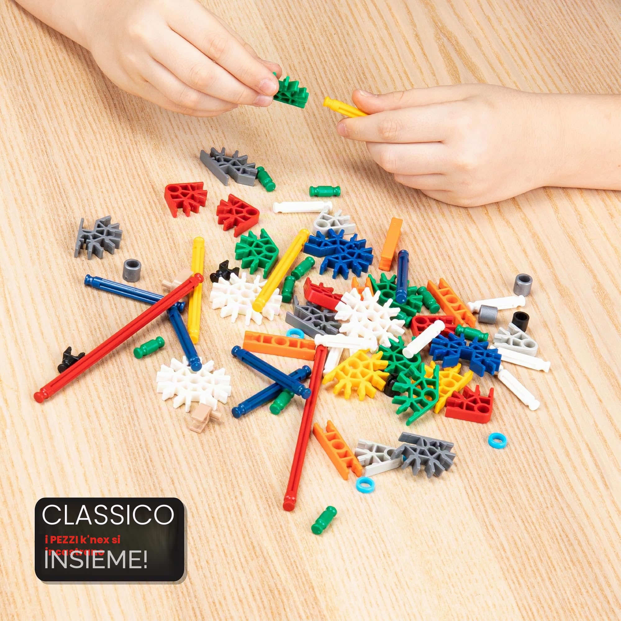 Set Da Costruzione Montagne Russe Esplorazione STEM, K’NEX Education, Basic Fun, 77078, kit apprendimento STEM di 546 pezzi, giocattoli per costruzioni per bambini e bambine dagli 8 anni in su