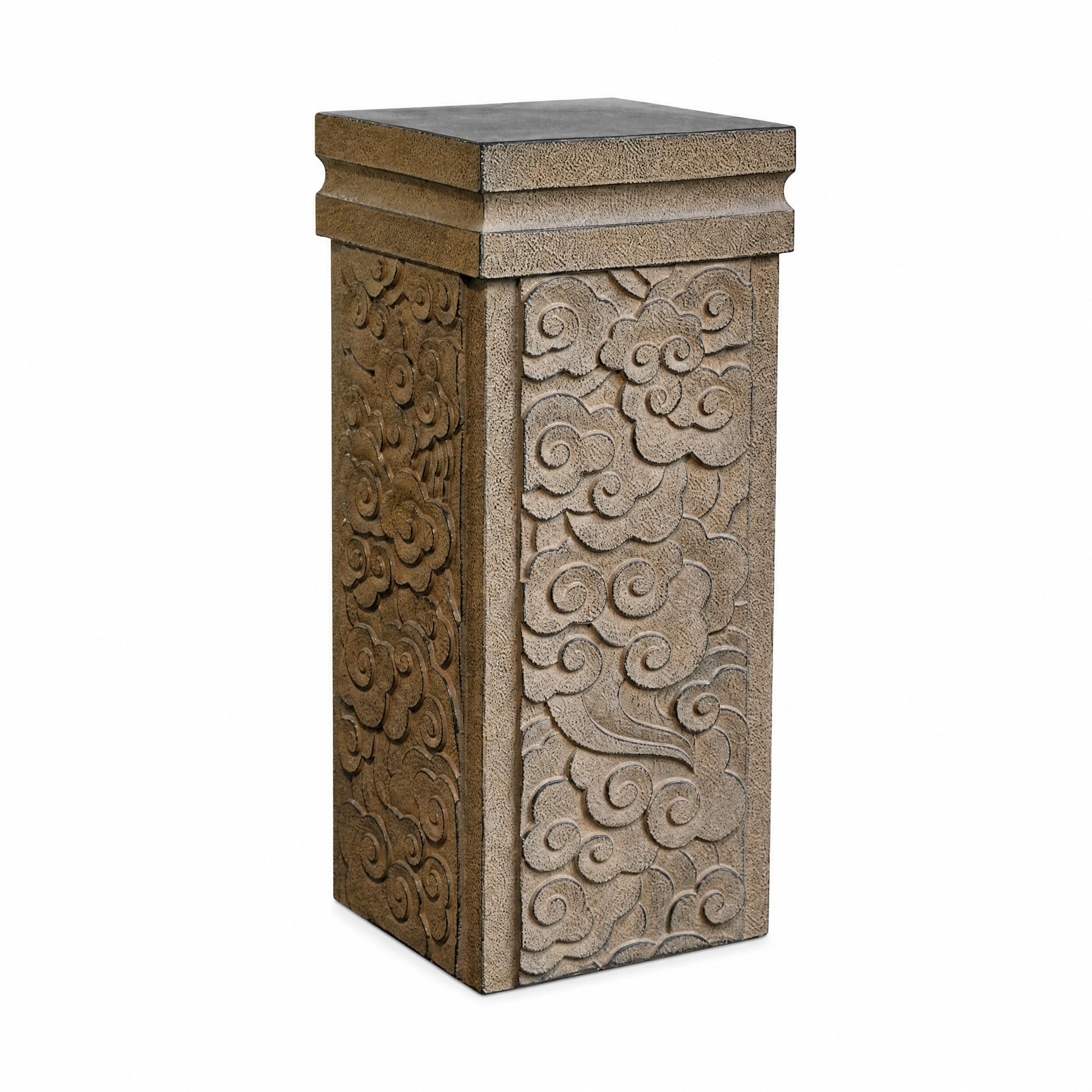 Colonna Piedist per Piante in Pietra , Colonna Mare (ca. 70cm)