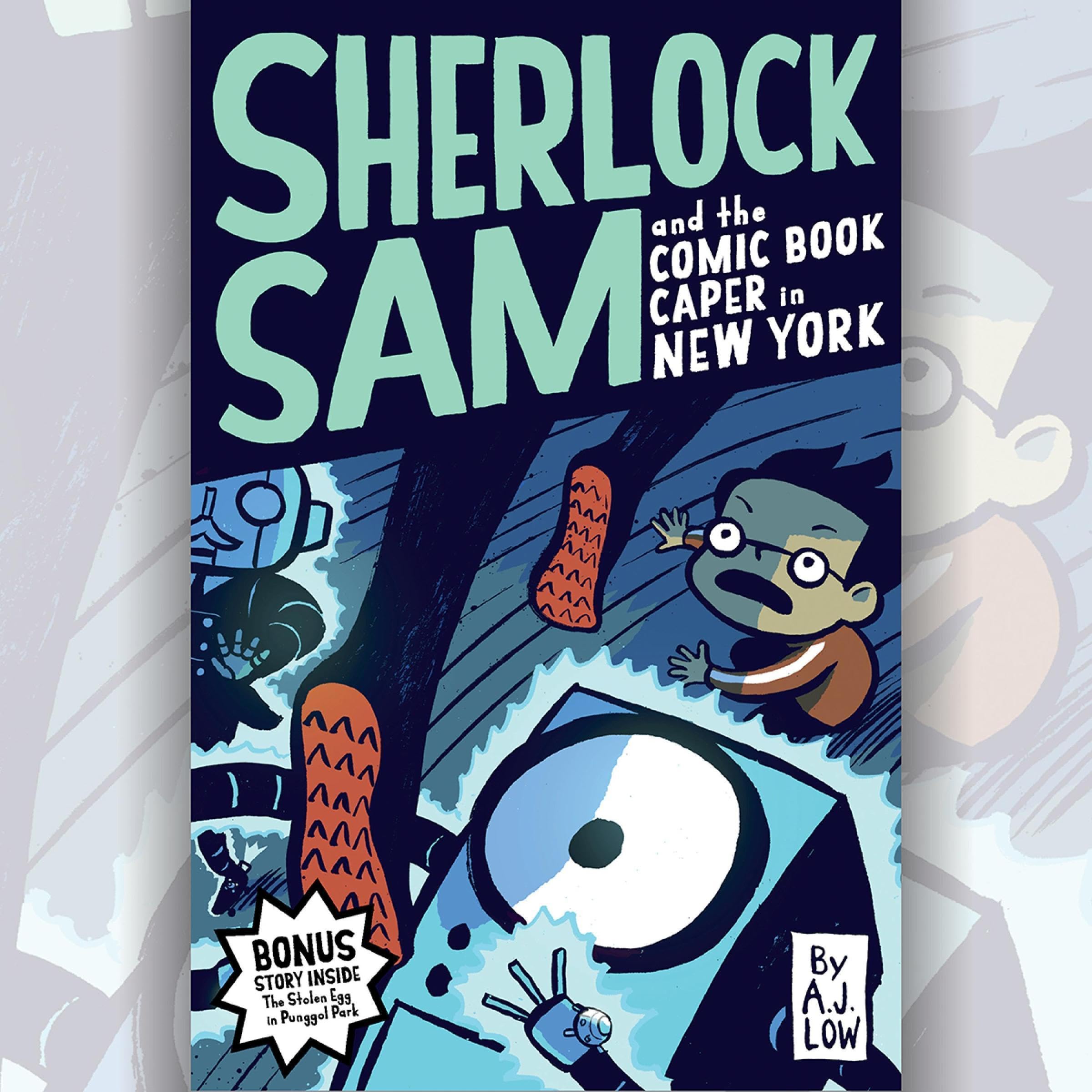 Cover art for Sherlock Sam and the Comic Book Caper in New York 10