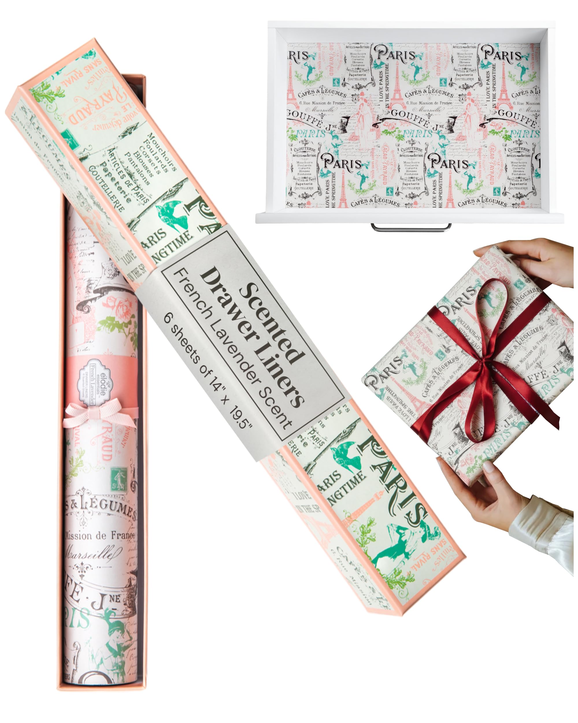 Scented Drawer Liners French Lavender