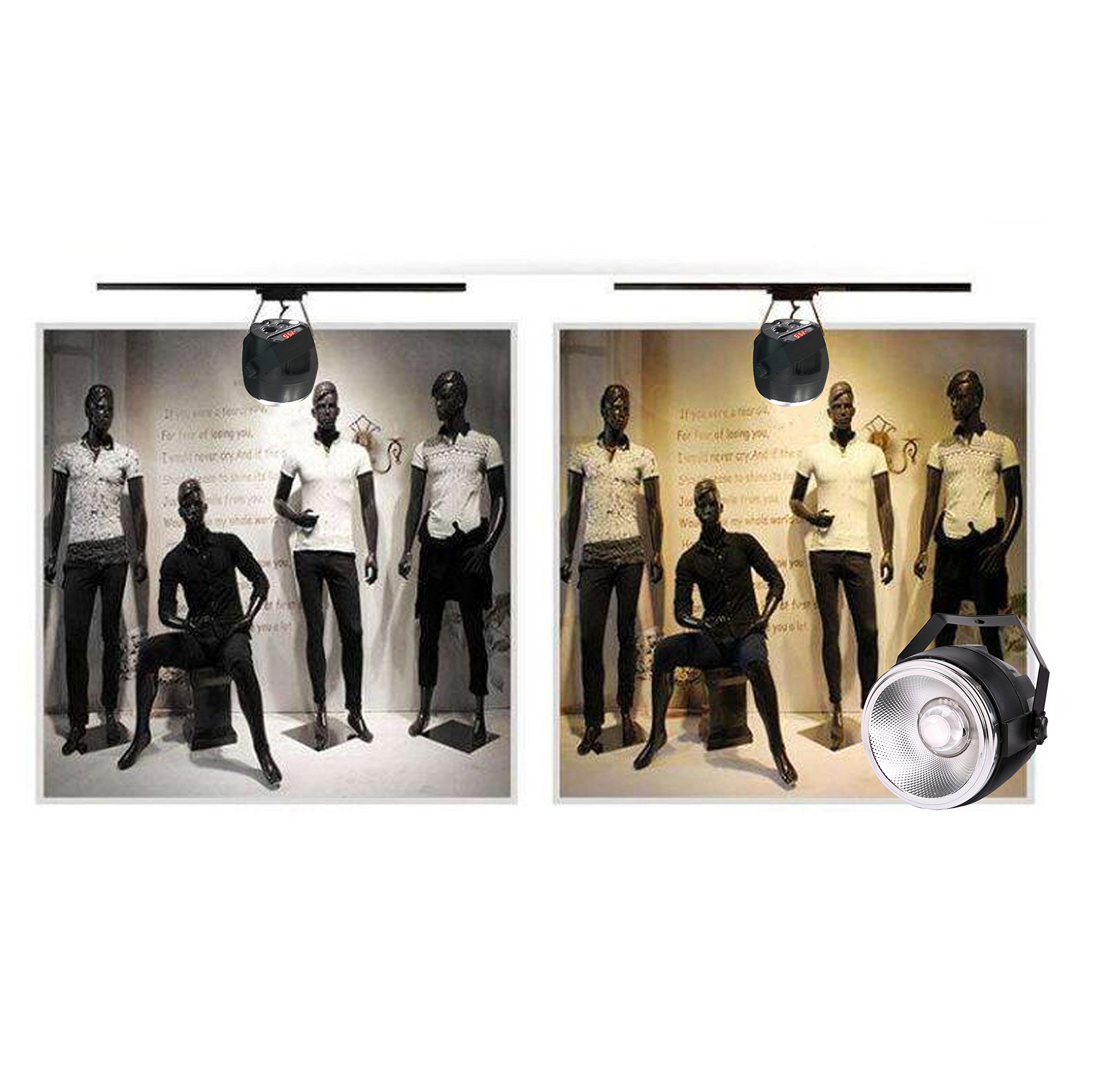 SENLAN led 40 W Blanco Cool & par de luz blanca cálida LED – Luz para nivel/Boda/partido/Theat/Studio