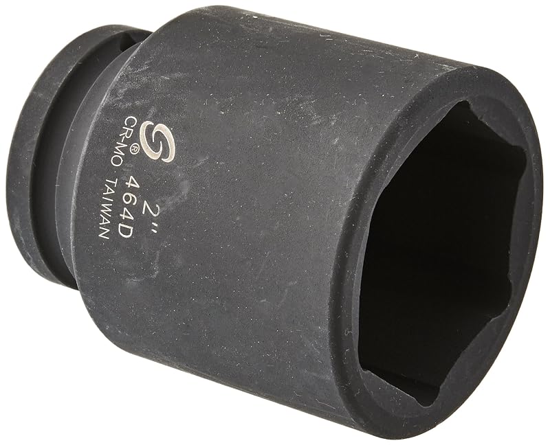 Soquete de Impacto Longo 6 Pontos Sunex Tools SUN464D com Encaixe de 19,05 mm (3/4 pol.) e 2 pol. (50,8 mm)