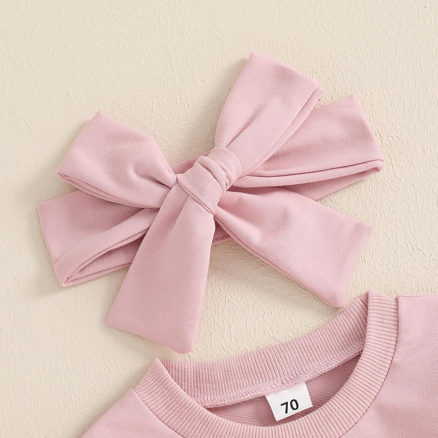 Ledy Champswiin Toddler Baby Girl Valentines Outfit Set Sweet Heart Sweatshirts Top & Long Pant Clothes with Headband - Image 5