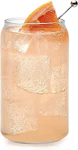 Libbey Classic Can Tumbler Glasses, 16-ounce, Set of 4
