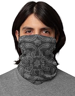 Paisley Bandana Neck Gaiter Tube Headwear Motorcycle Face Scarf