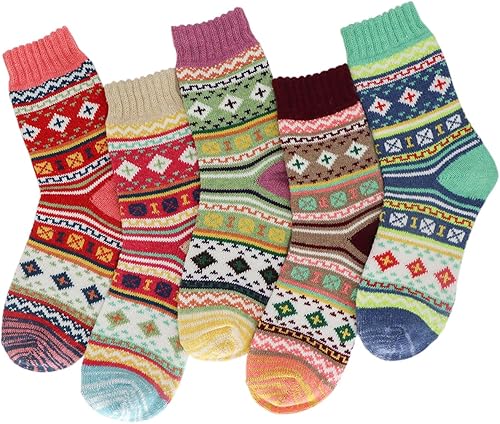 Miniatura 5 de YQHMT Calcetines de lana para mujer, regalos de invierno, cálidos, gruesos, térmicos, vintage, suaves, calcetines para calcetines, regalo de Navidad