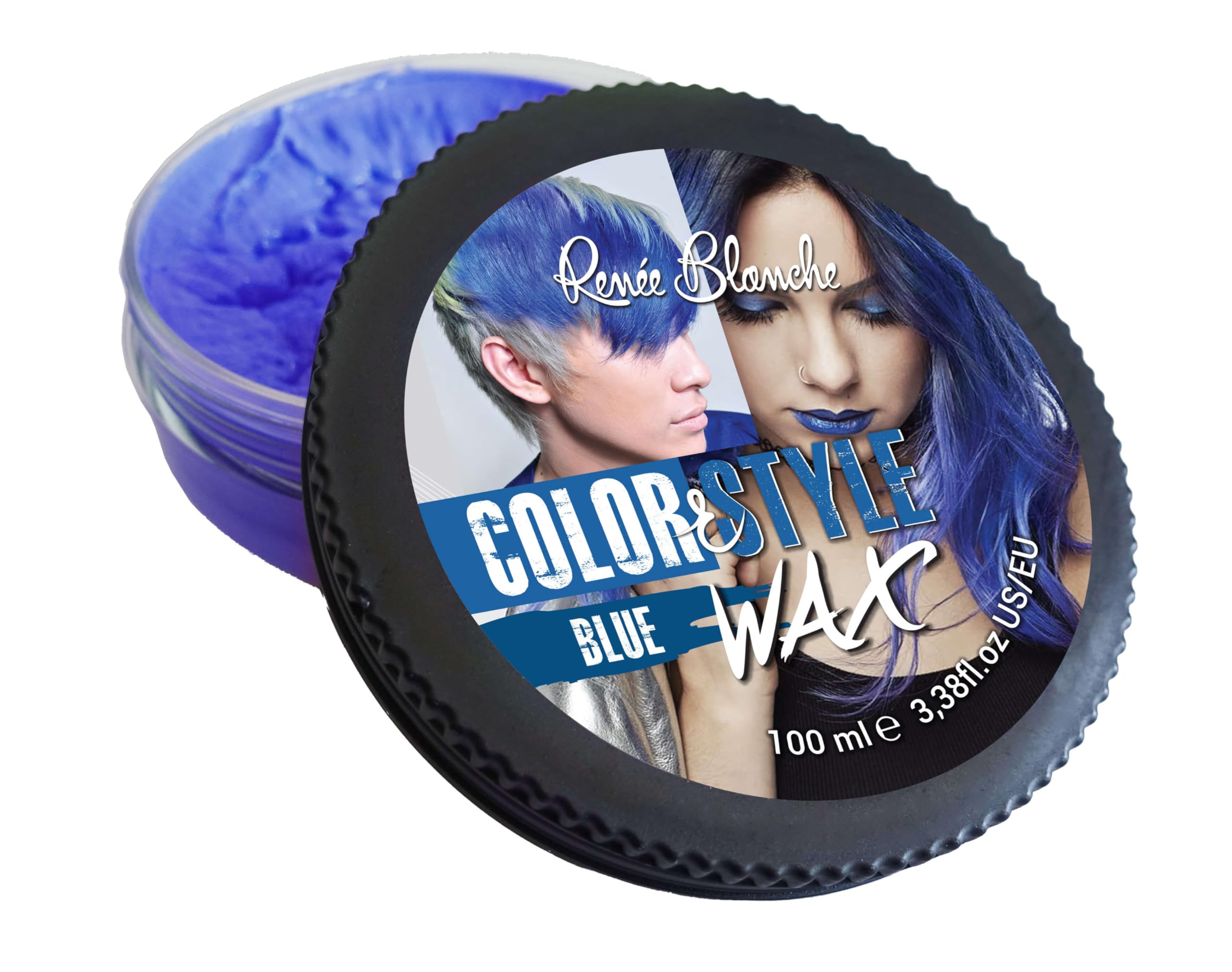 Styling and coloring wax Color & Style blue Wax Renée Blanche 100ML