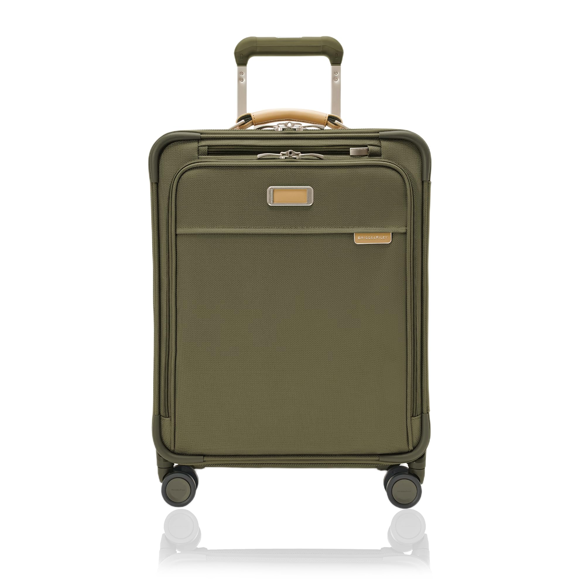 Briggs & Riley 21" Global Carry On Expandable Spinner - Luggage for International Travel, Suitcases with Wheels, Softside Rolling Bag for Men & Women,