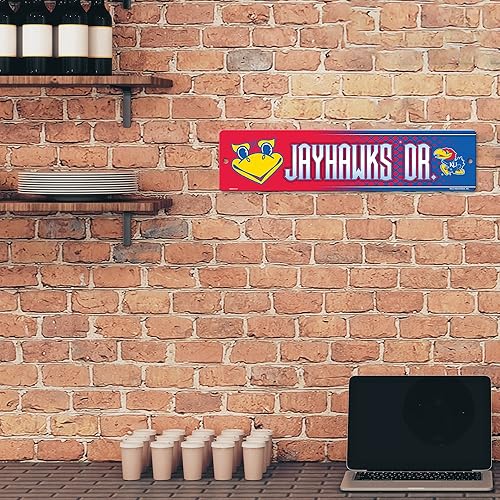 Vista 503 de Rico Industries Letrero de plástico de la NCAA de plástico de 4 x 16 pulgadas Alternativo