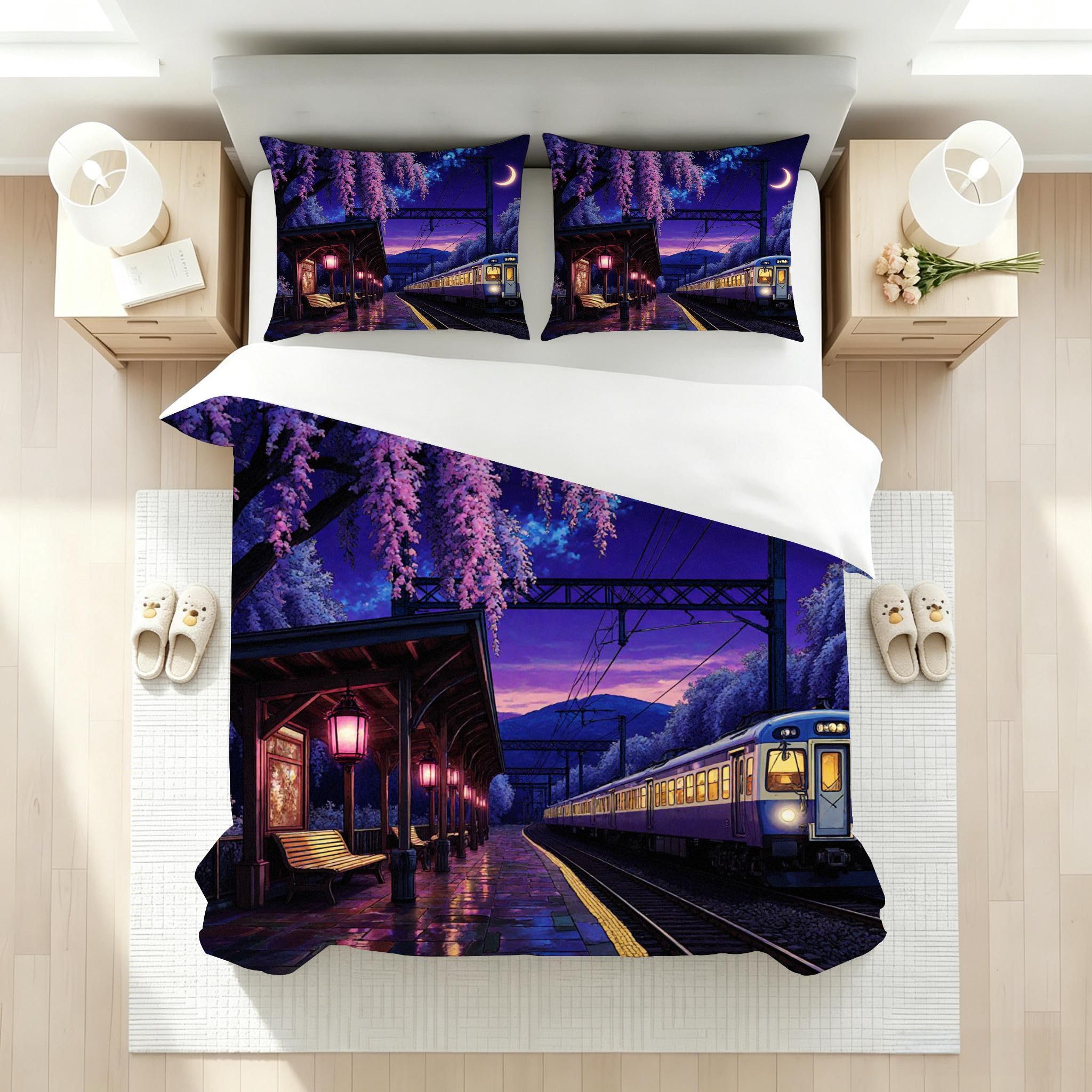 Funda Nórdica Cama 180, 240x260 cm Órbita Morada, AQ2346