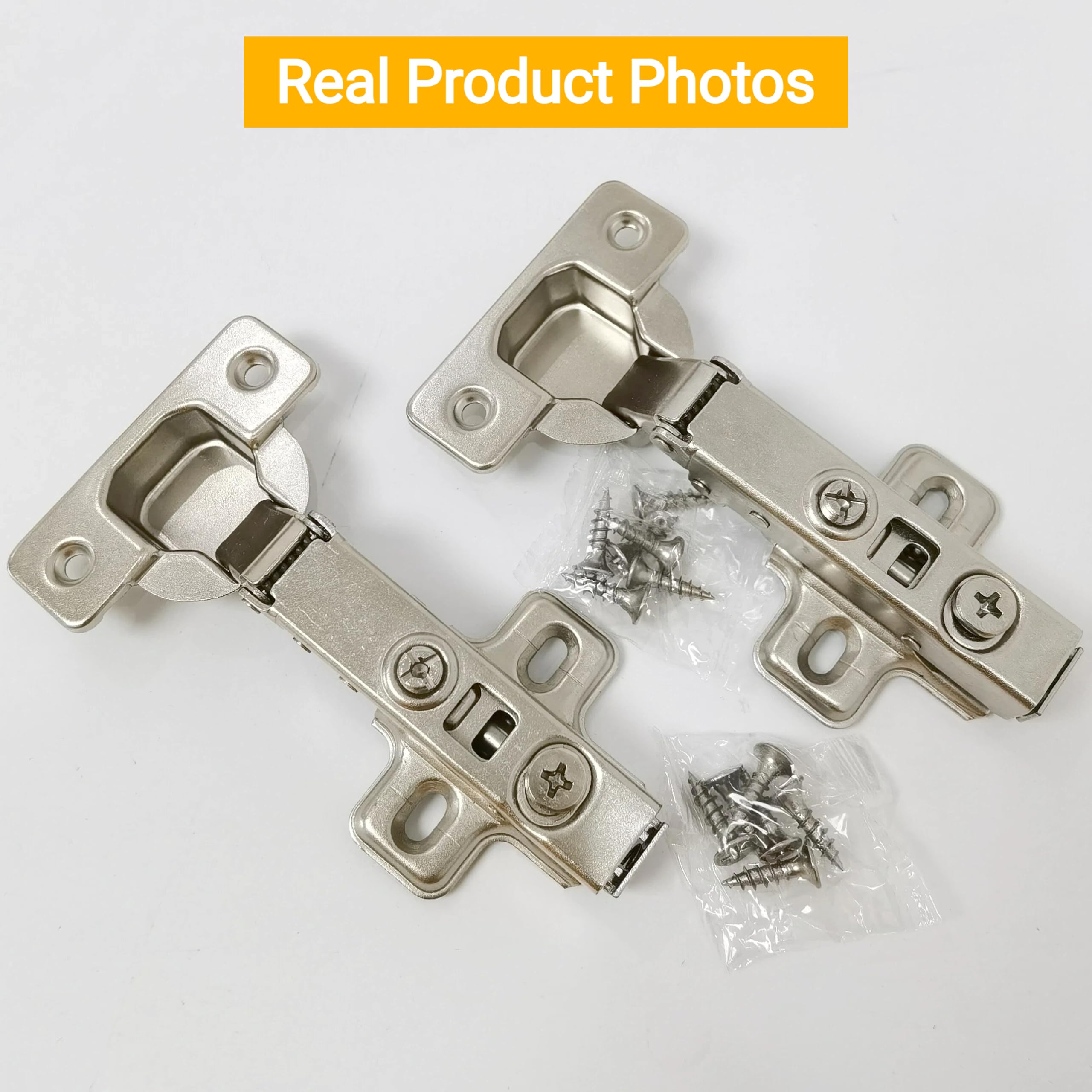 Soft Close Cabinet Hinges - Frameless Full Overlay -9