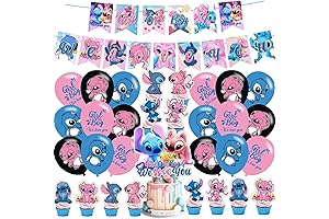 Lilo and Angel: Stitch and Angel Birthday Party Decorations