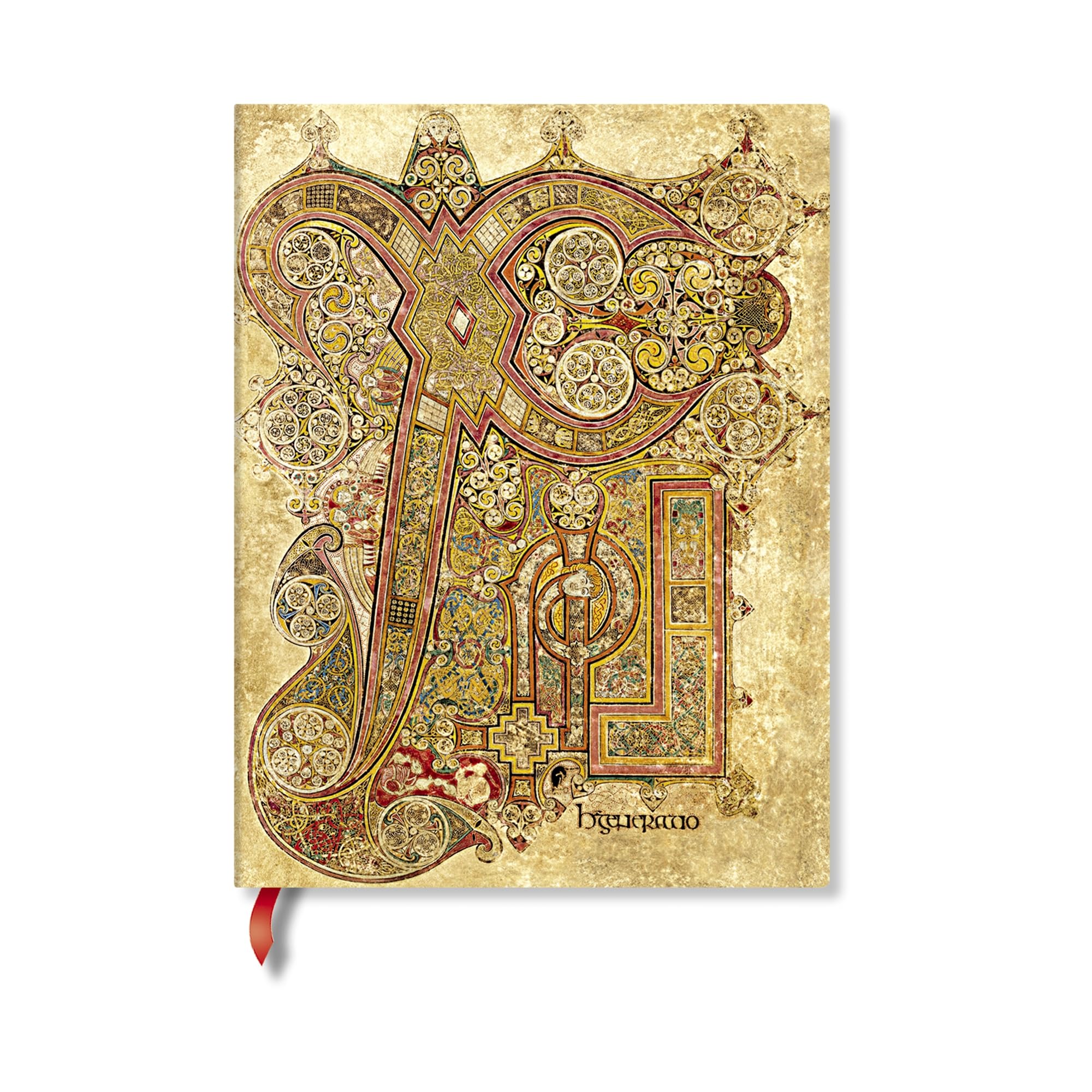 Generatio (The Book of Kells) Midi Lined Hardcover Journal (Elastic Band Closure)