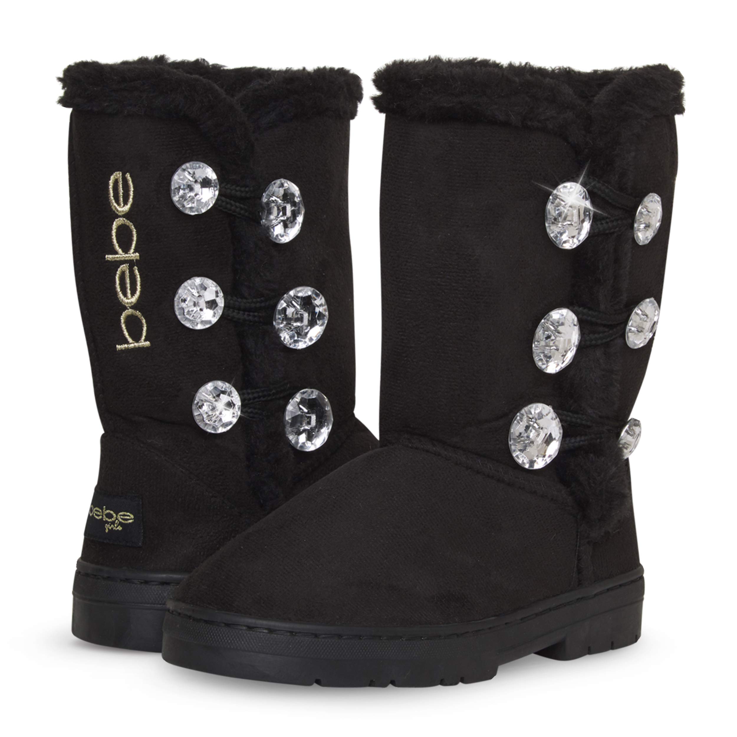 Girl's Fur Lined Winter Boot with Rhinestone Details (Toddler/Little Girl/Big Girl)
