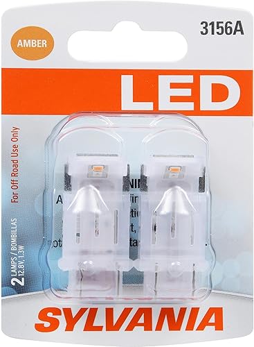 SYLVANIA Bombilla LED ámbar 3156 (contiene 2 bombillas)