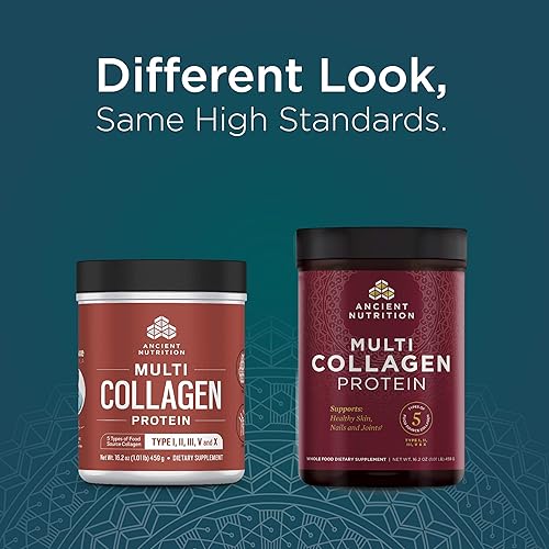 Miniatura 2 de Ancient Nutrition Paquete de proteína de colágeno múltiple + caldo de hueso de chocolate