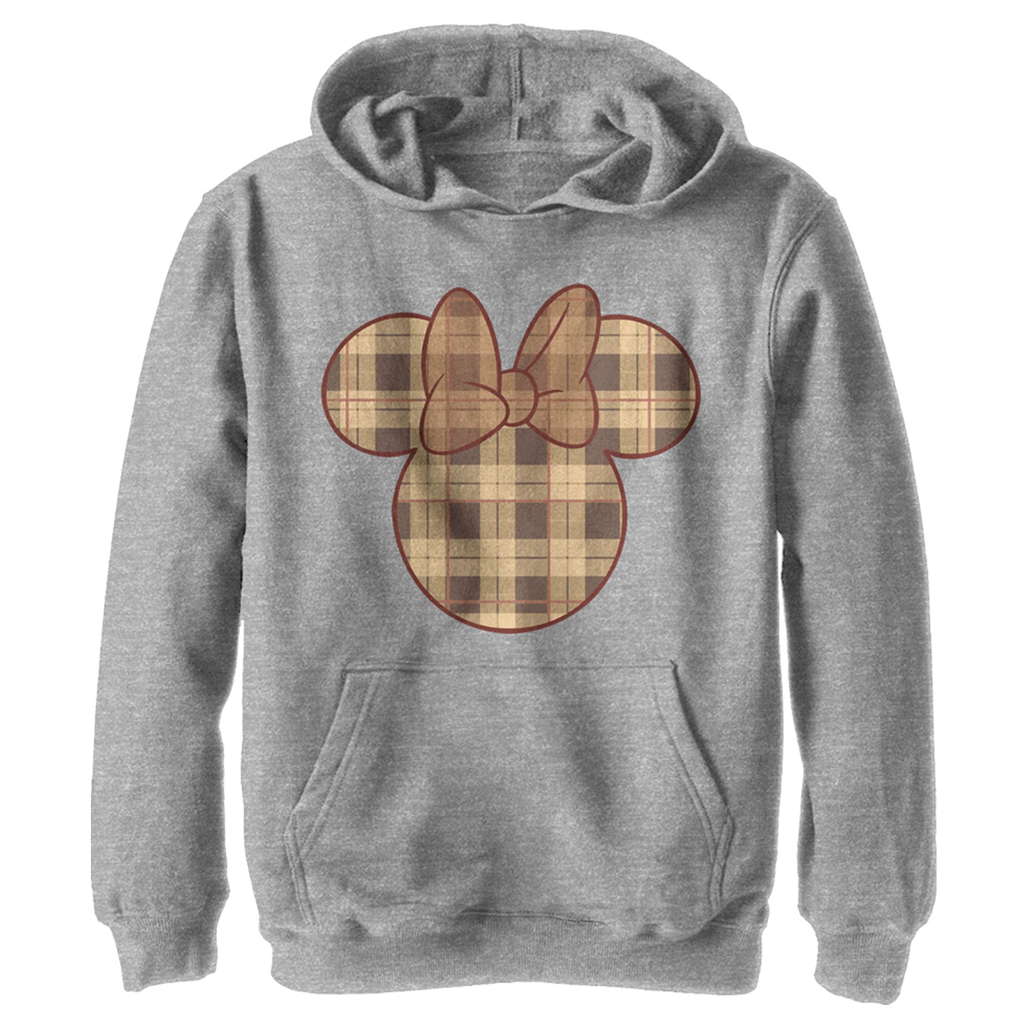Disney Bluza z kapturem Chłopcy Jesienna Krata Minnie